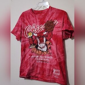 Mitchell & Ness Red Hardwood Classics Tee